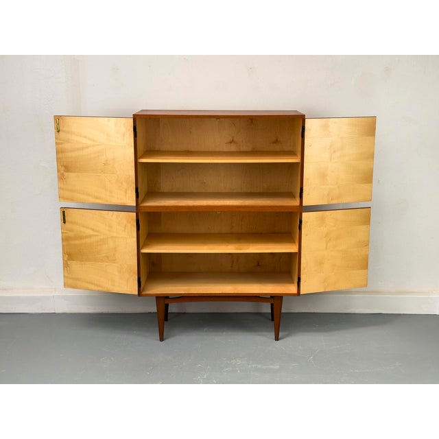 Mid-Century Modern Vintage Teak Cabinet, 1963 For Sale - Image 3 of 18