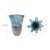 Baltic Ruffled Vase- Large For Sale - Image 10 of 10