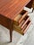 Brown Teak Executive Desk Large Wooden Office Writing Table Denmark Mid-Century Modern 1960s For Sale - Image 8 of 10