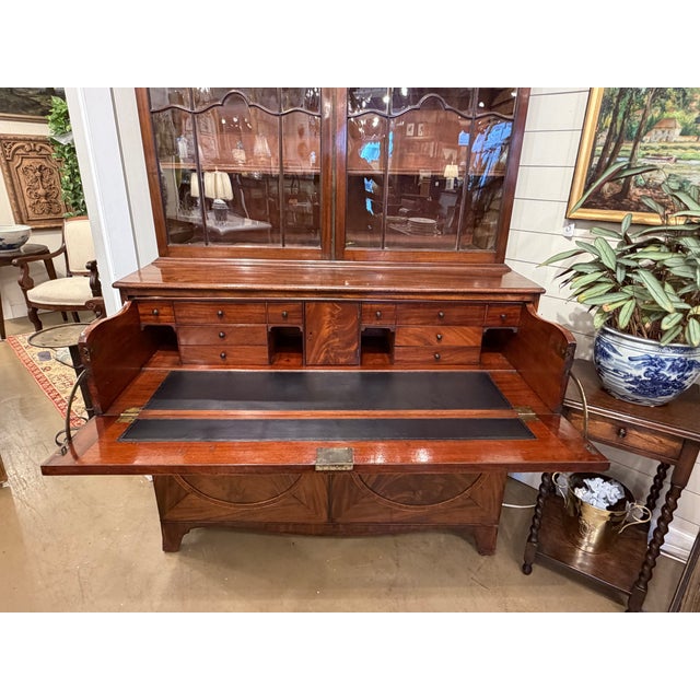 19th Century English Secretary Bookcase For Sale - Image 9 of 16