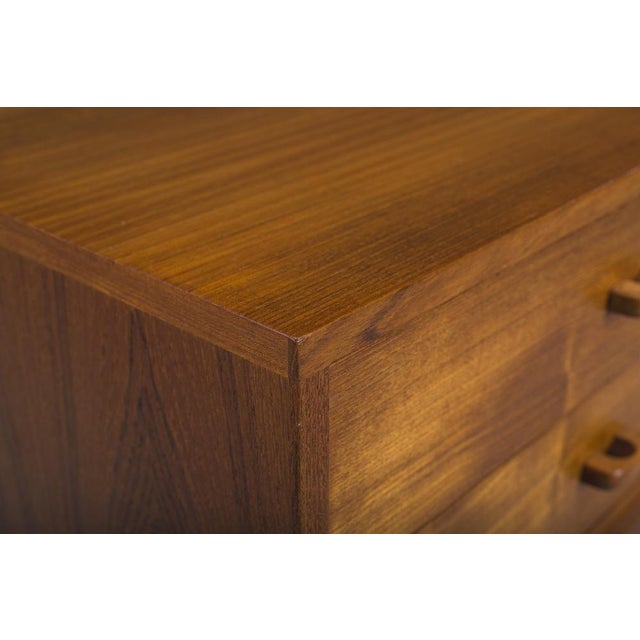 Elegant dressing table designed by Aksel Kjersgaard for Odder Møbelfabrik, Denmark, in the 1950s. A refined example of...