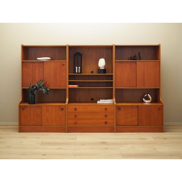 Vintage Danish Teak Bookcase, 1960s For Sale - Image 18 of 18