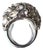 Kenneth Jay Lane Bombé Cocktail Ring, Circa 1990s, Size 6.5 For Sale