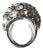 Kenneth Jay Lane Bombé Cocktail Ring, Circa 1990s, Variable Sizing For Sale