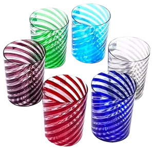 Glasses in Murano Glass from YourMurano, Set of 6