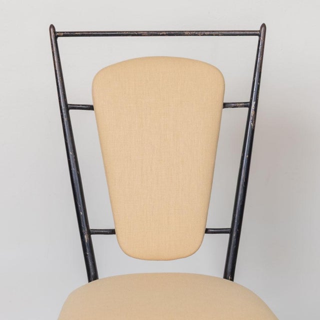 1940s French Iron Dining Chairs, Set of 4 For Sale - Image 10 of 14