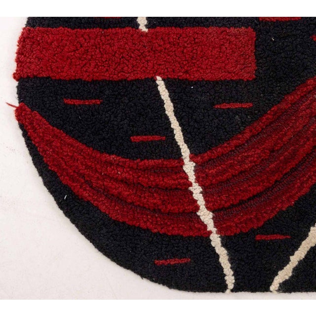 Modern Folk Art Geometric Area Rug, 3' X 2' 1.5" For Sale - Image 3 of 8