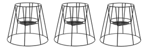 Small Black Cibele Plant Stands by OK Design, Set of 3