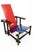Red and Blue Chair by Gerrit Rietveld for Cassina For Sale In Detroit - Image 6 of 8