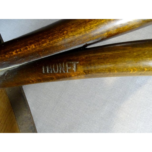 Table with Walnut Top by Michael Thonet for Gebrüder Thonet, 1895 For Sale - Image 11 of 13