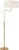 Modern Thomas O'Brien by Visual Comfort Signature Canto Large Adjustable Floor Lamp in Hand-Rubbed Antique Brass with Linen Shade For Sale - Image 3 of 3