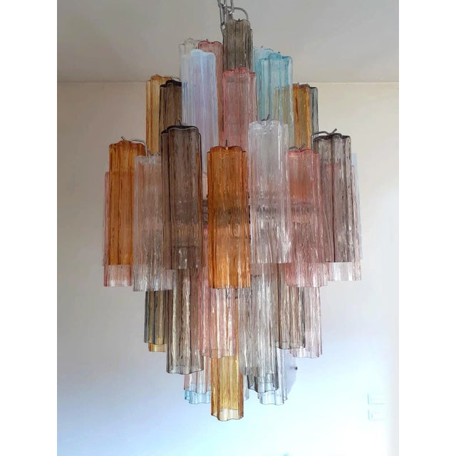 Contemporary Murano Glass Multicolor Sputnik Chandelier For Sale - Image 3 of 7