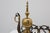 20th Century French Brass Firedogs and Wrought Iron Fireplace Grate, 1950s For Sale - Image 12 of 18