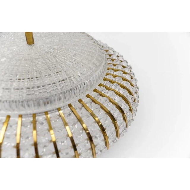 Glass Mid-Century Modern Ceiling Lamp by Emil Stejnar for Rupert Nikoll, 1960s For Sale - Image 7 of 11