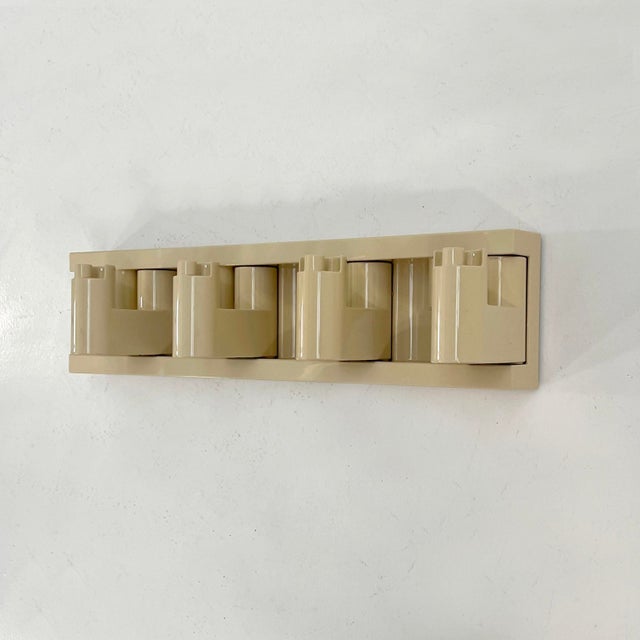Vintage Coat Rack by Benanti & Brunori for Velca Legnano, 1970s, in Good conditions. Designed 1970 to 1979 This piece has...