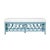 Aqua Lillian Bench - Pool Blue For Sale - Image 8 of 8