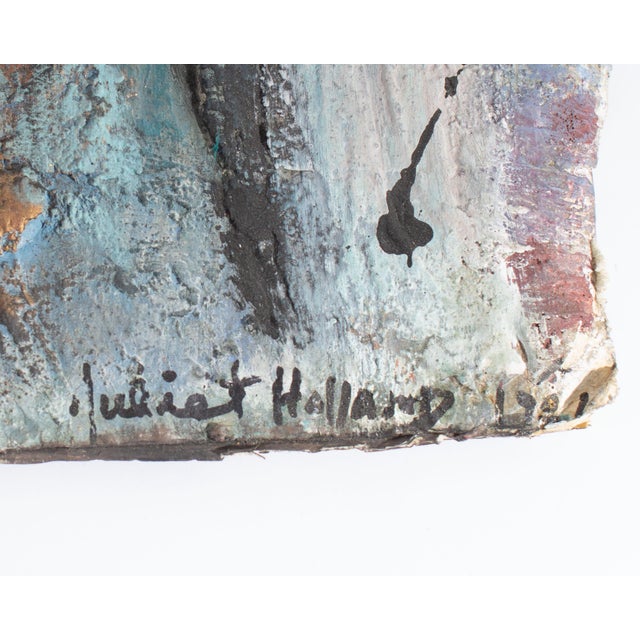 1991 “Sand Symphony Vii” Mixed Media Painting by Juliet Holland For Sale In Indianapolis - Image 6 of 10