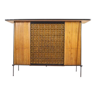 Arthur Umanoff Mid-Century Standing Bar For Sale