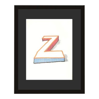 1991 'Z' From 'Hockney's Alphabet' by David Hockney For Sale