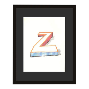 1991 'Z' From 'Hockney's Alphabet' by David Hockney