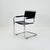 Mid-Century Black Leather S34 Cantilever Armchair by Mart Stam for Thonet, 1980s For Sale - Image 9 of 11