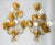 Vintage Italian Gilt Tole Floral Wall Sconces, Pair With White Trumpet Flowers – Hollywood Regency / Italian Provincial For Sale - Image 11 of 15