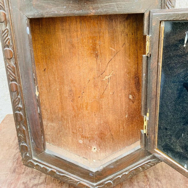 Wood Mid Century Regulator Clock For Sale - Image 7 of 12