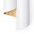 Regina Andrew Folio Aluminum Sconce, White & Gold For Sale - Image 4 of 7