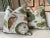 GP & J Baker "Ellingham" in Green 22" Down-Filled Pillows - a Pair For Sale - Image 4 of 6