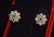 Late 20th Century Natural 4.89cts Diamond, Emerald & Pink Tourmaline 18k Gold Floral Earrings, Pair For Sale - Image 10 of 12