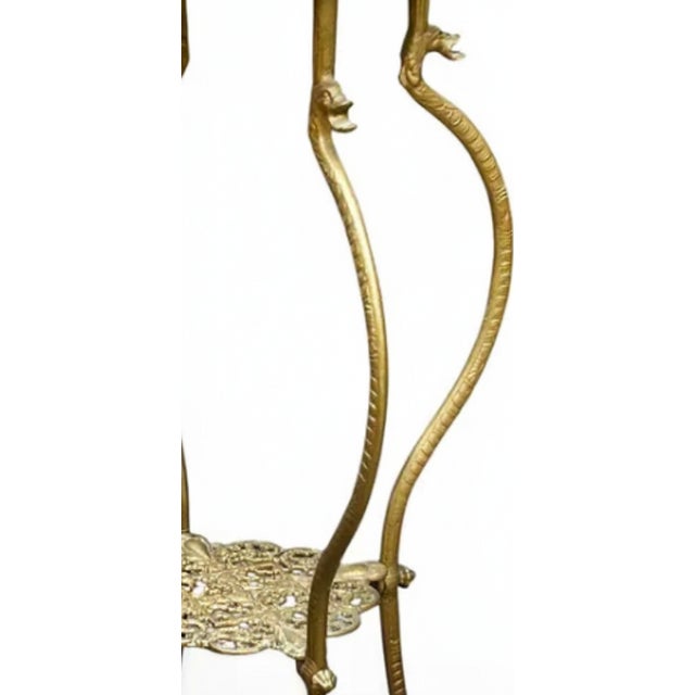 Cast Metal Plant or Decorative Stand For Sale In Chicago - Image 6 of 7