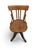 A handsome and unusual 19th-century ship’s swivel chair, crafted from solid oak and featuring an ingenious height-...