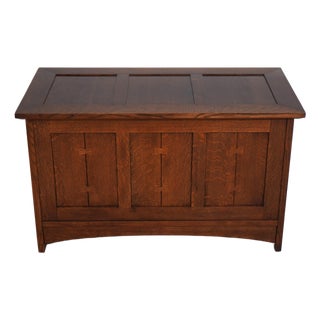 Stickley Mission Oak Blanket Chest For Sale