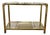 Vintage Brass Console Table After Mastercraft For Sale