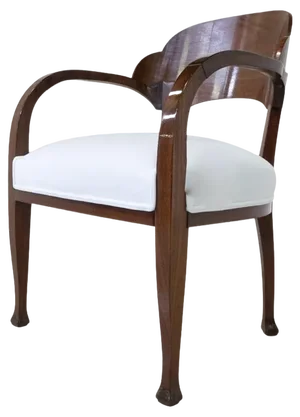 Art Nouveau Armchair by Henry Van de Velde, Belgium, 1908