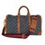 2020s Gucci Denim Gg Supreme Canvas and Brown Leather Duffle Bag, Spring/Summer 2022. For Sale - Image 5 of 13