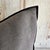 Stone Washed French Linen Accent Pillow in Castor With Insert For Sale - Image 4 of 5
