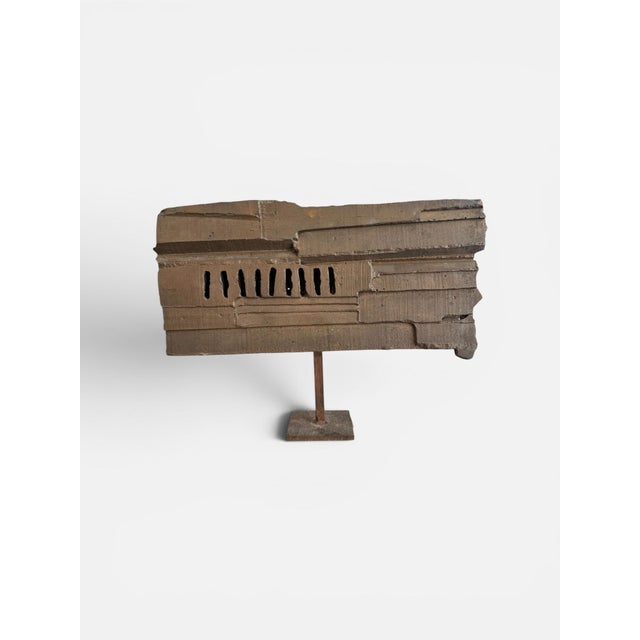 Brown Azuma Kenjiro, Abstract Sculpture, 1960s, Bronze For Sale - Image 8 of 8