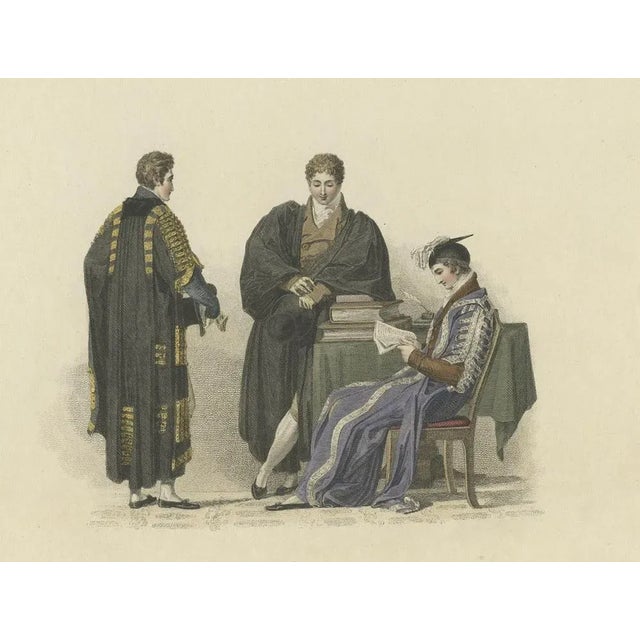 After Thomas Uwins, Nobleman and Fellow-Commoners of Trinity and Emanuel College, 1815, Paper For Sale - Image 4 of 10