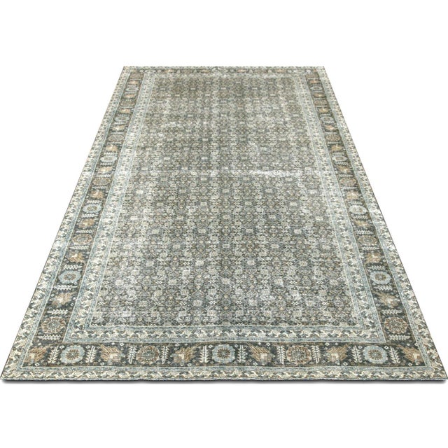 1940s 1940's Persian Tabriz Rug For Sale - Image 5 of 6