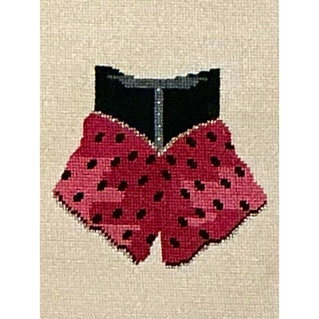 Vintage Original Needlepoint Swimsuit - Set of 2 For Sale - Image 9 of 12