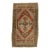 Turkish Mini Rug Oriental Hand Knotted Vintage Rug 1'11" x 3'2" #21210 For Sale