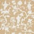 Contemporary Sample - Schumacher Shantung Silhouette Print Wallpaper in Sand For Sale - Image 3 of 3