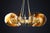 Brass and Smoked Glass Chandelier attributed to Gino Paroldo, Italy, 1970s For Sale - Image 18 of 18