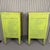 Early 20th Century Venetian Style Chartreuse Chinoiserie Cabinets / Nightstands - A Pair For Sale - Image 15 of 16