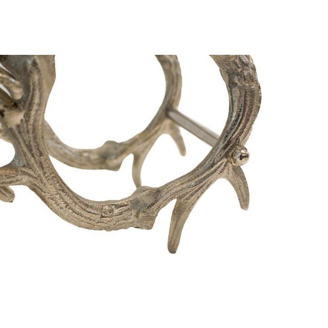 Metal Antler Wine Holder For Sale - Image 7 of 10