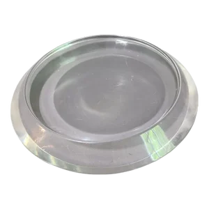 Vintage Ward Bennett Bowl/ Vide - Poche Clear Glass for Tiffany Co. Signed