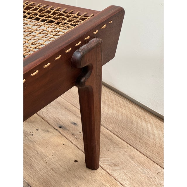 Wood and Rope Lounge Chair For Sale - Image 12 of 12