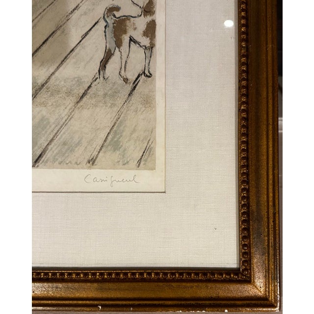 1970s Jean-Pierre Cassigneul - Signed Original LIthograph - Les Planches De Deauville For Sale - Image 9 of 11