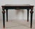 Late 20th Century Hooker Furniture Ebonized Leather Games Table & Four Cowhide Armchairs For Sale - Image 9 of 17